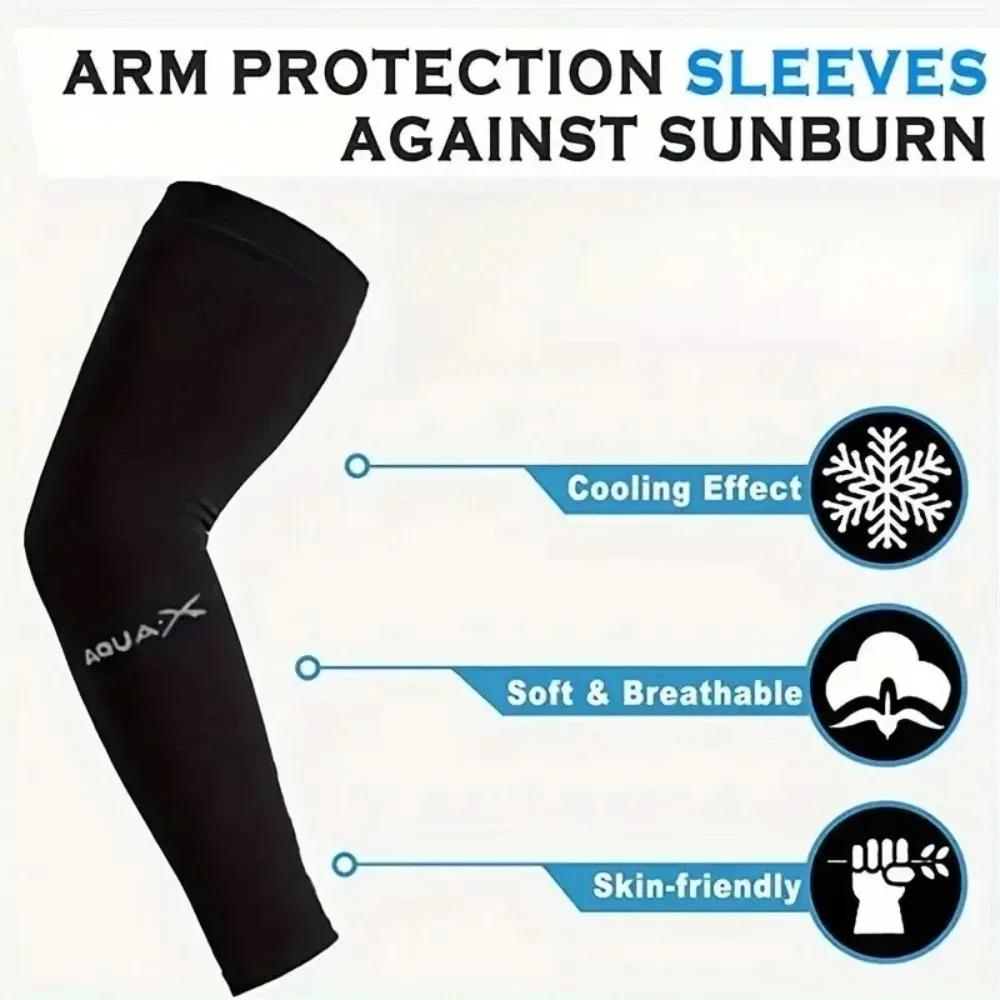 3 paires de manchons de protection solaire UV pour les bras – Protection respirante, utilisables pou