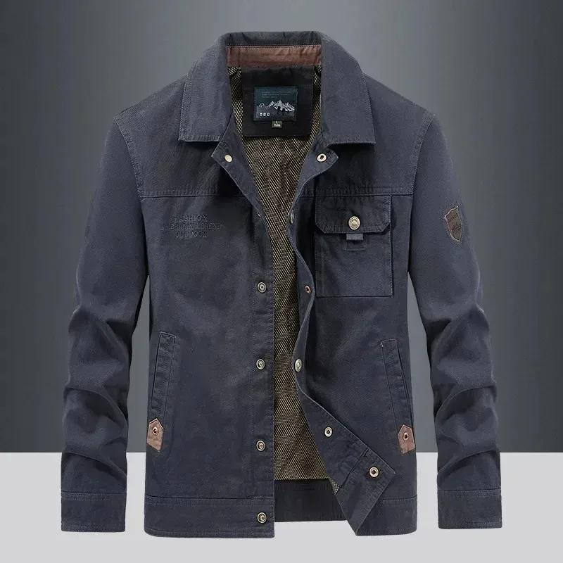 Vestes tactiques rétro imperméables pour hommes, manteau coupe-vent multi-poches, veste militaire fi