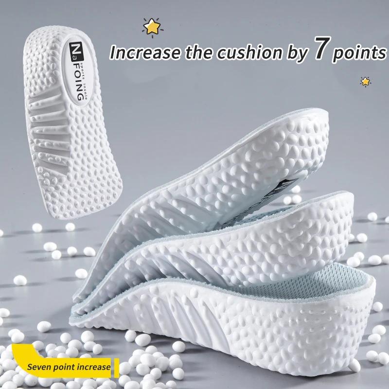 Semelles intérieures pour augmenter la hauteur hommes femmes chaussures pieds plats soutien de la vo