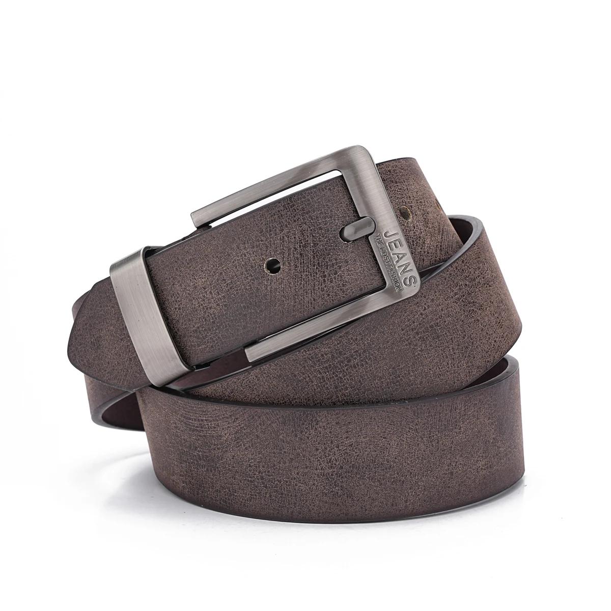 Une ceinture rétro décontractée pour hommes et femmes, style occidental! Ceinture en cuir PU avec bo