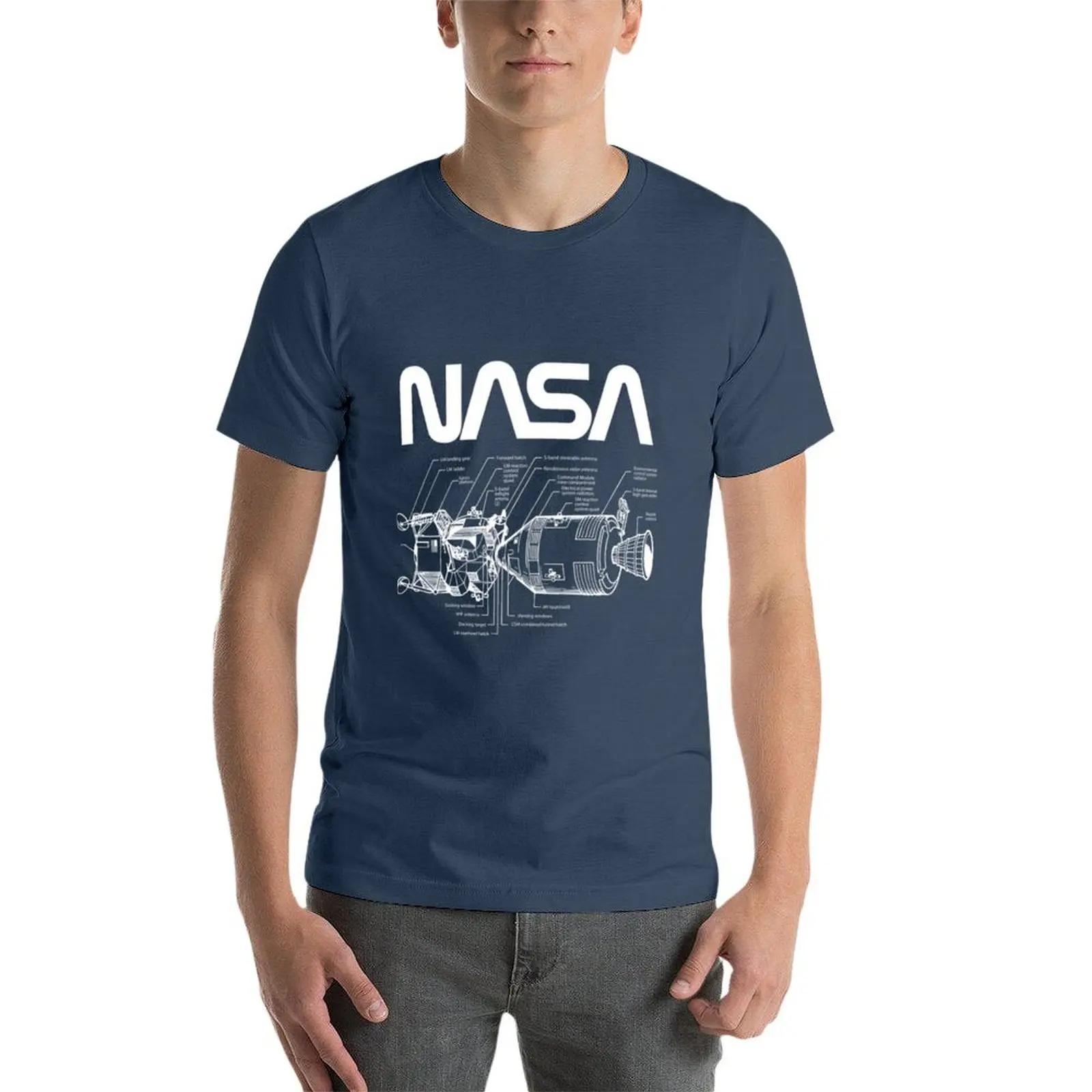 Apollo 13 T-ShirtNASA mission apollo 13 T-Shirt homme plaine anime t-shirts pour homme T-Shirt