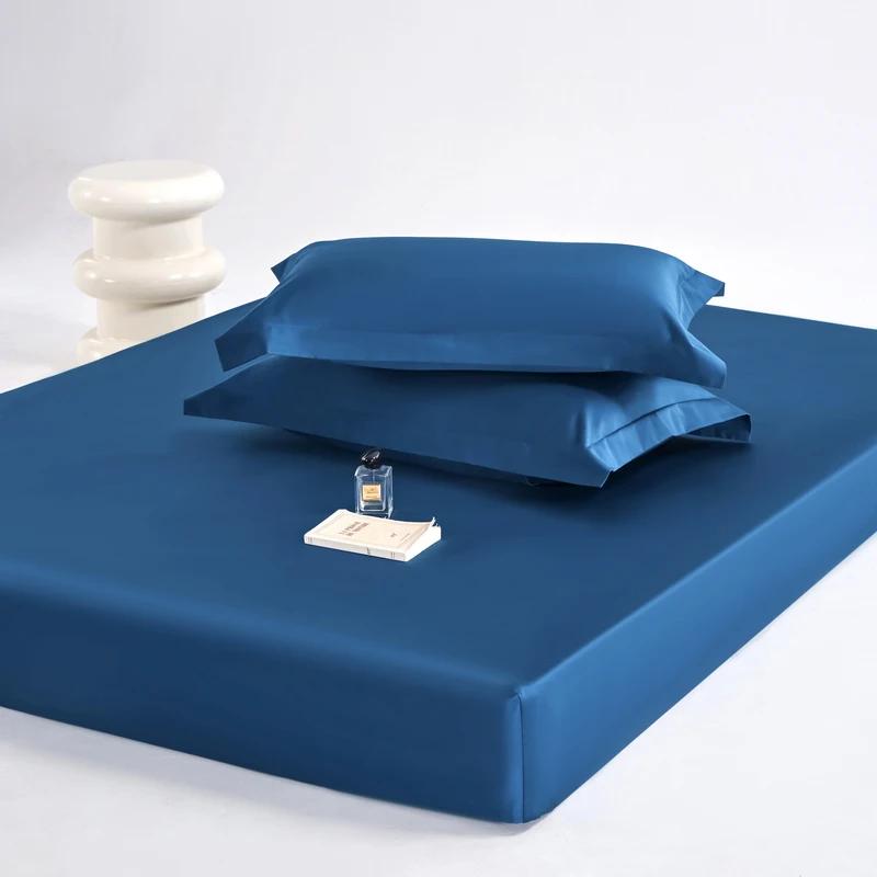 Draps de lit 100% coton égyptien, linge de lit pour la maison, drap-housse 1000 fils avec bande élas