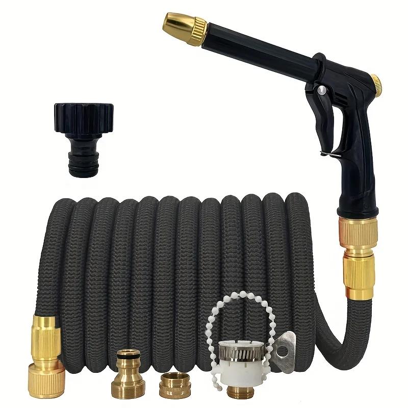 Nouveau tuyau magique extensible haute pression tuyau de lavage de voiture avec pistolet de pulvéris