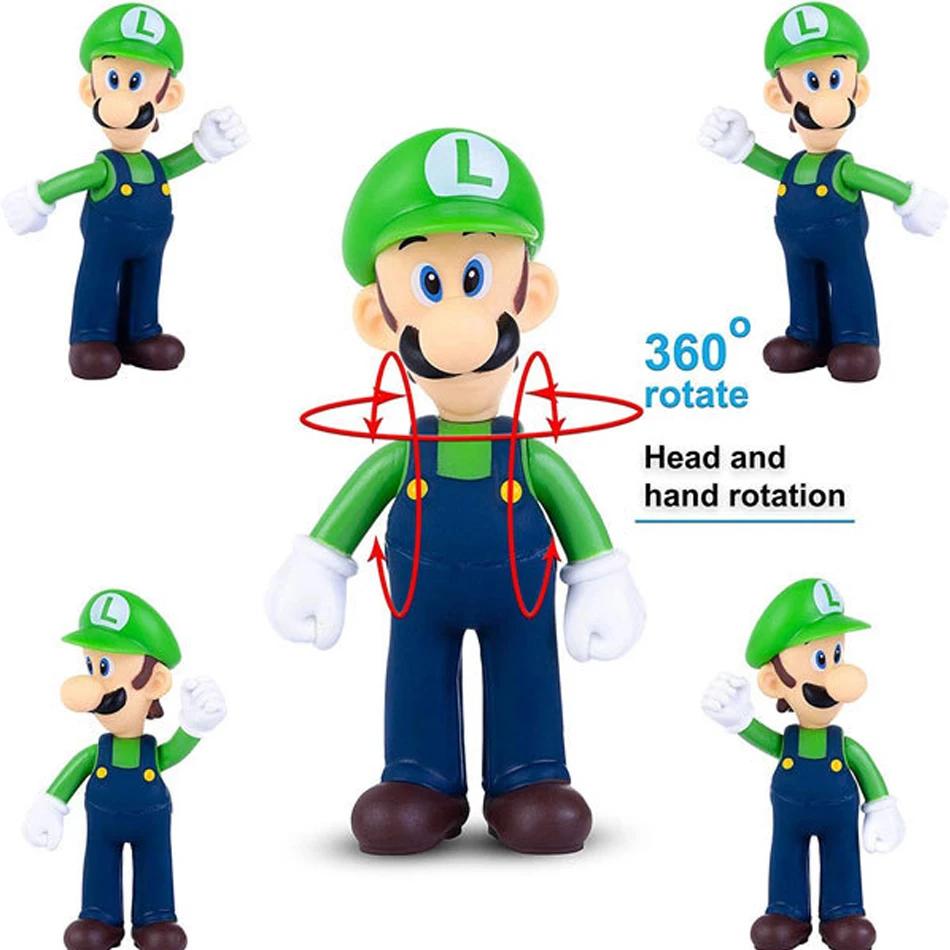 2026 Super Mario Bros Luigi Yoshi Mario figurines de dessins animés anime modèles créatifs jouets de