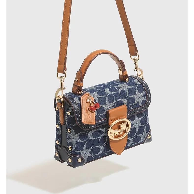 Collection de sacs à main élégants pour femmes, petit sac carré, sac à bandoulière polyvalent, sac à