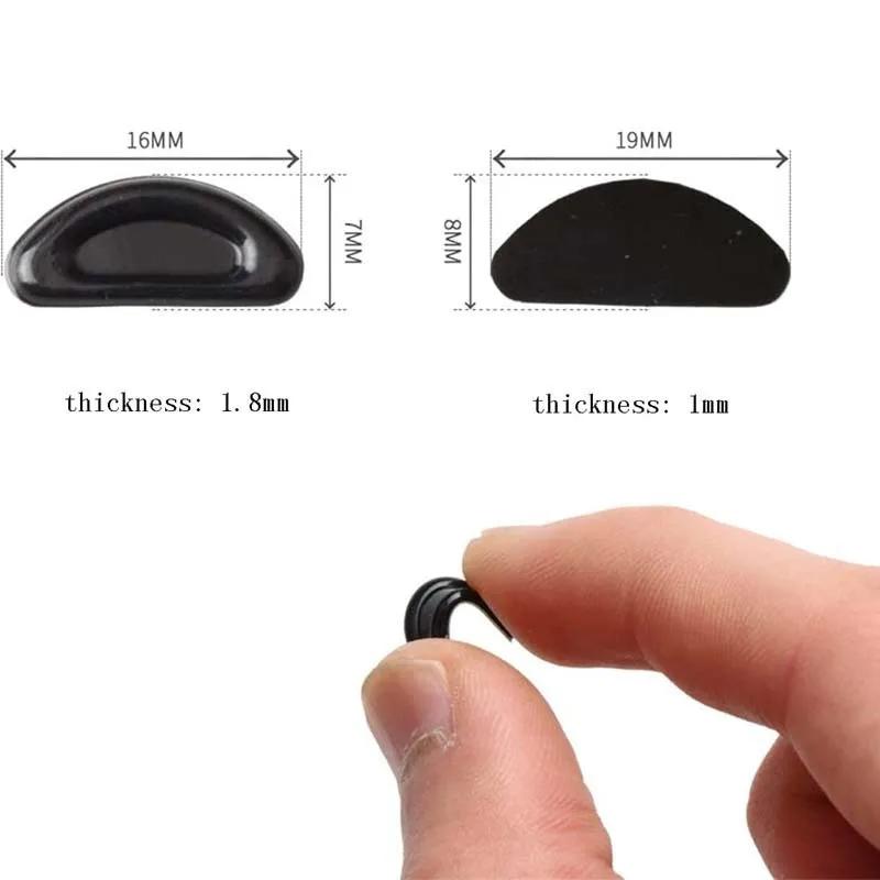 20 pièces plaquette nasale adhésive, plaquettes nasales pour lunettes bâton sur Silicone anti-dérapa