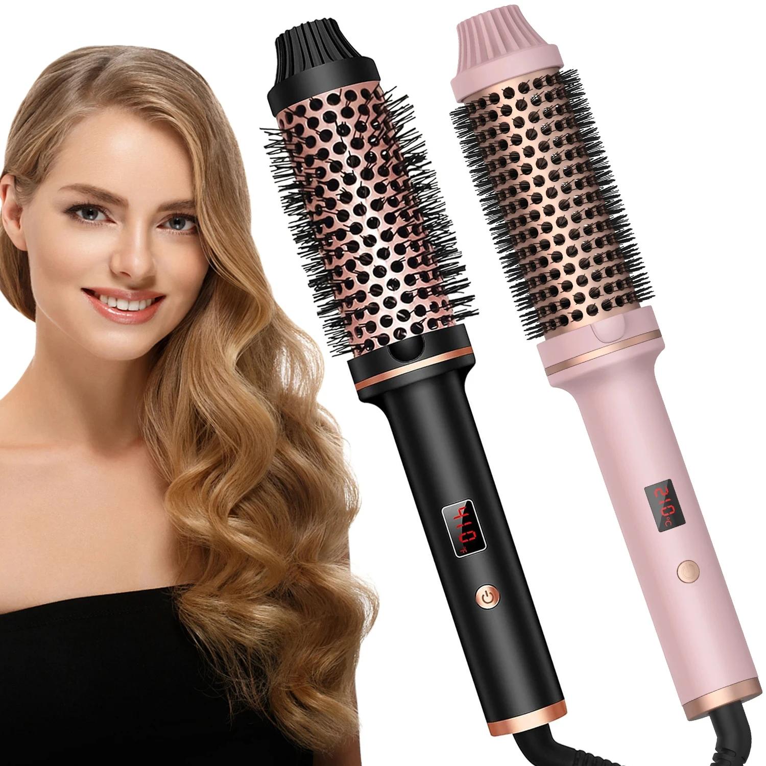Brosse à cheveux électrique, lisseur, peigne chaud, fer à friser professionnel, brosse thermique cha