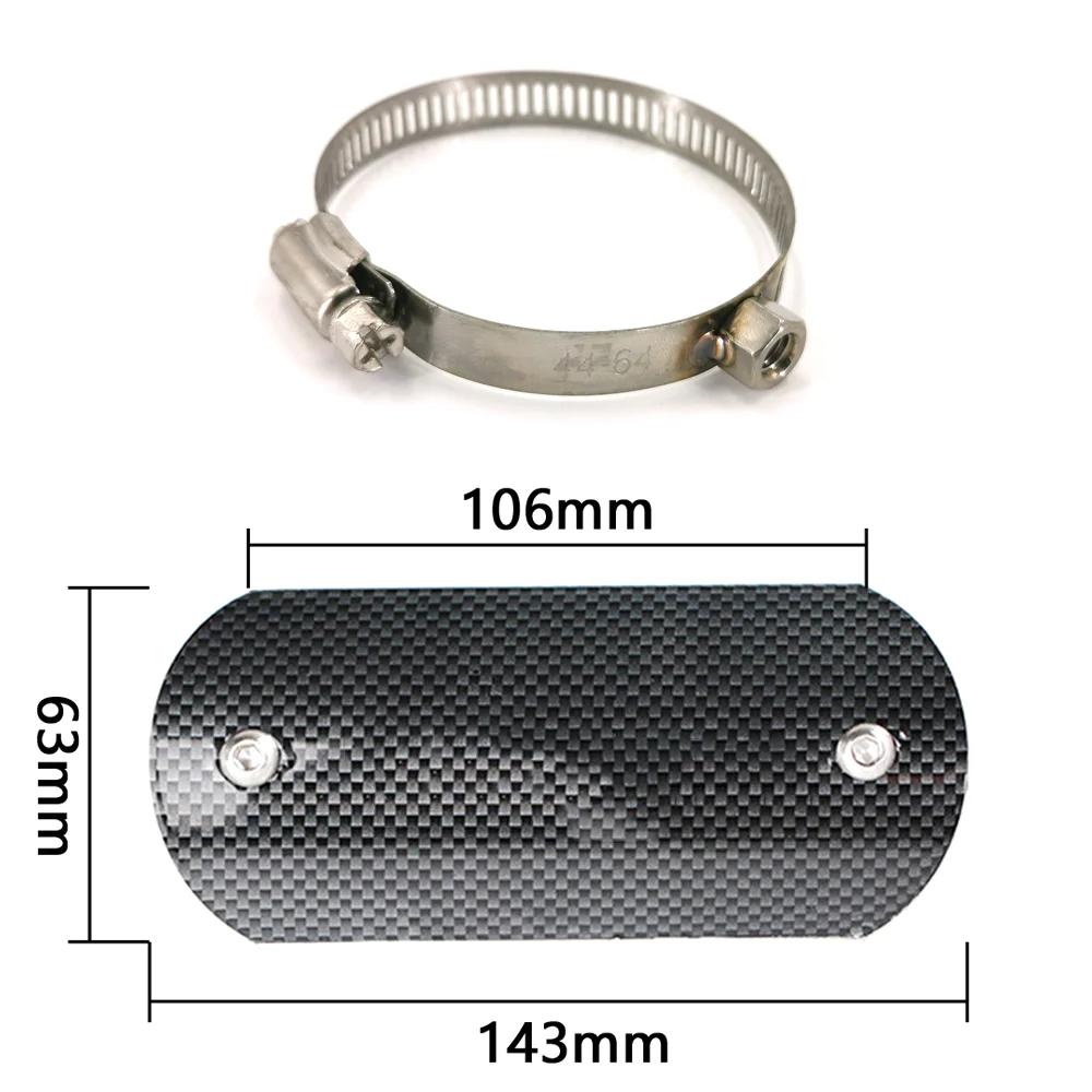 Protecteur de tuyau d'échappement de moto, couvercle de bouclier thermique, panneau Anti-brûlure pou