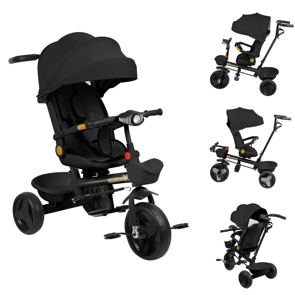 Tricycle bébé 3-en-1 - Simple et spacieux - Confortable et sûr - Convient aux enfants de 9 mois à 5 