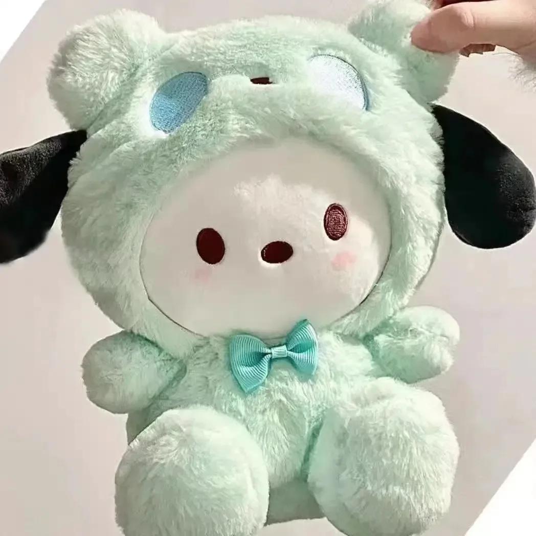 25CM Kawaii Sanrio peluche Hello Kitty cannelle Kuromi Pochacco peluche poupée dessin animé mignon j