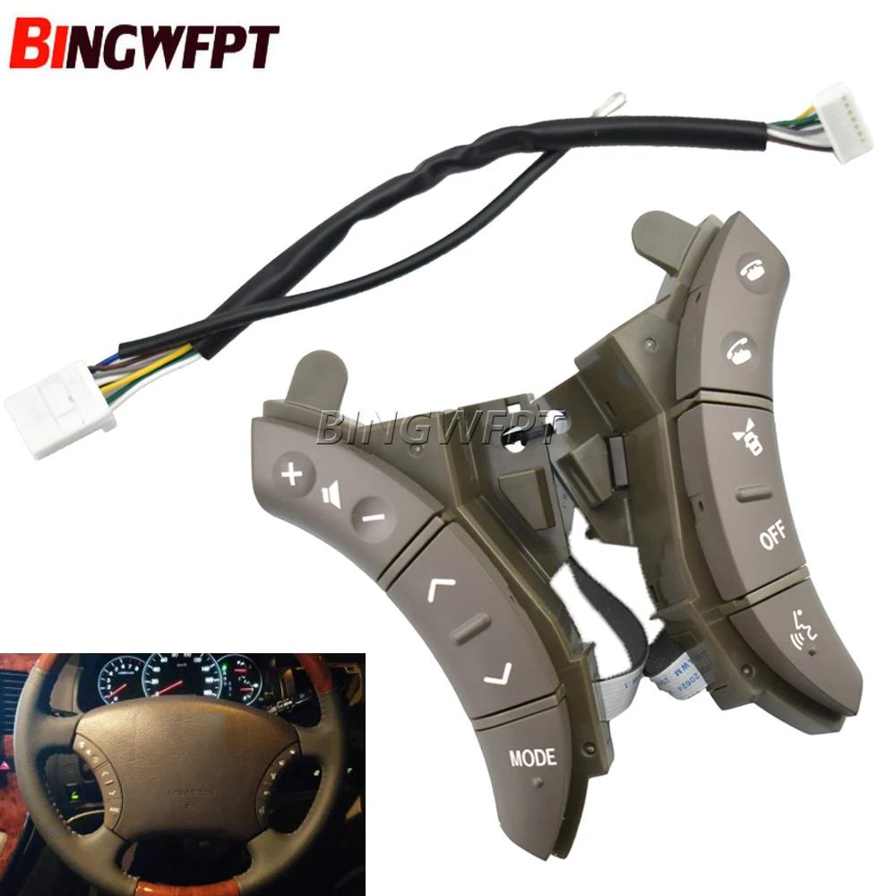 Lèvent de commande au volant de voiture multifonctions, boutons de style pour Toyota Land Cruiser, P