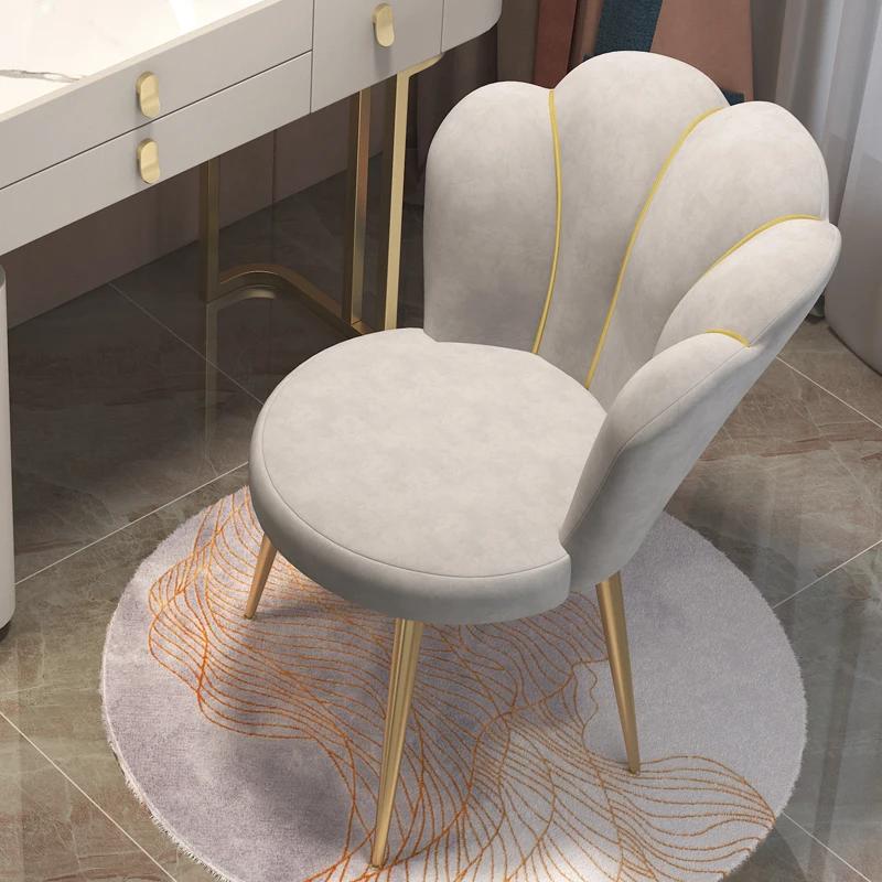 Meubles nordiques, chaise de salon, tabouret de maquillage de chambre à coucher, siège de loisirs mo