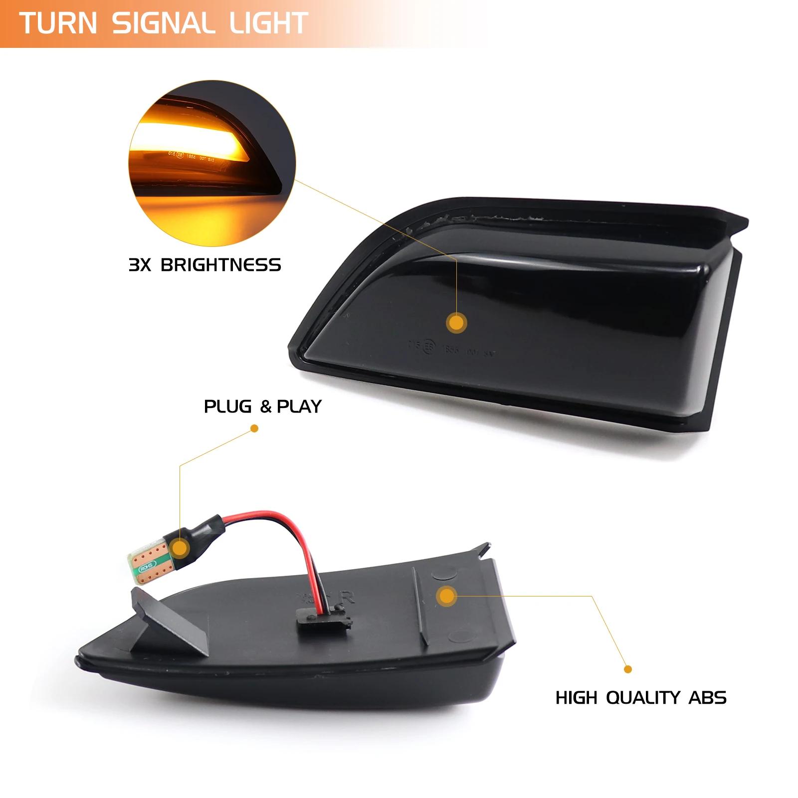 Enquêter de Position Latéral LED Clignotant ociamique, Indicateur pour Volvo XC60 2008 2009 2010 201