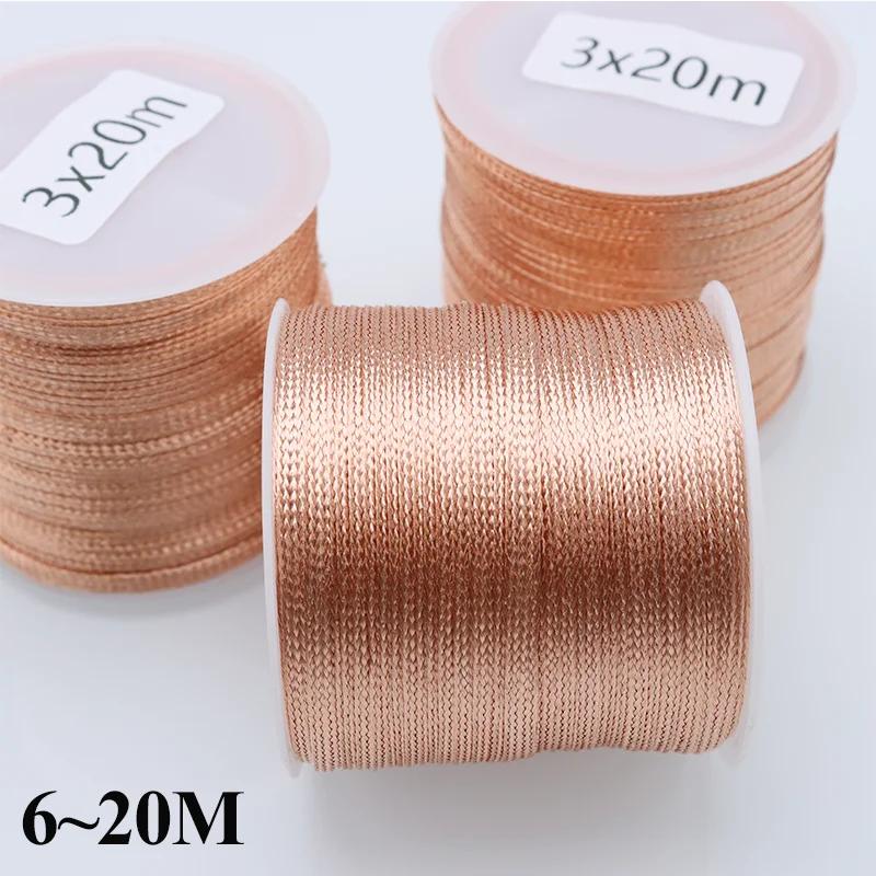 Mèche de cuivre fil à souder 6/8/10/15/20M RoHS soudure supprimer mèche de soudage électrique PCB té