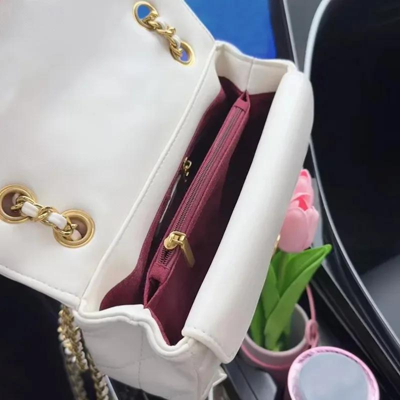 Sac bandoulière vintage en cuir pour femme - Portefeuille luxe avec bandoulière amovible