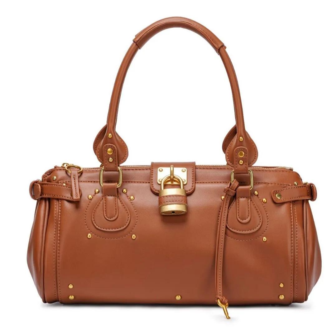 Sac à langer vintage de luxe à la mode, design unique pour femmes, grande capacité, sac à bandoulièr