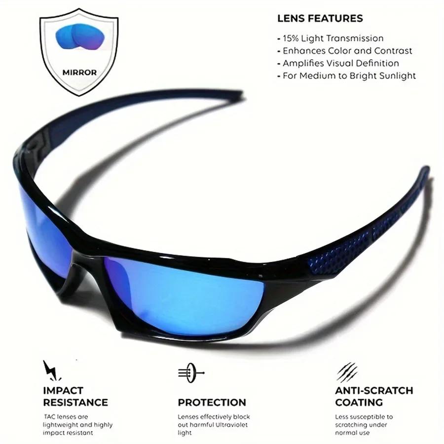 Lunettes de soleil de sport à la mode, Protection UV polarisée, personnalisées, monture ronde en mét