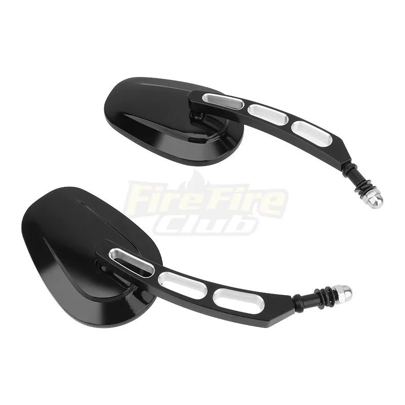 Rétroviseurs de moto rétroviseurs en verre rétroviseur latéral droit gauche pour Harley 883 1200 48