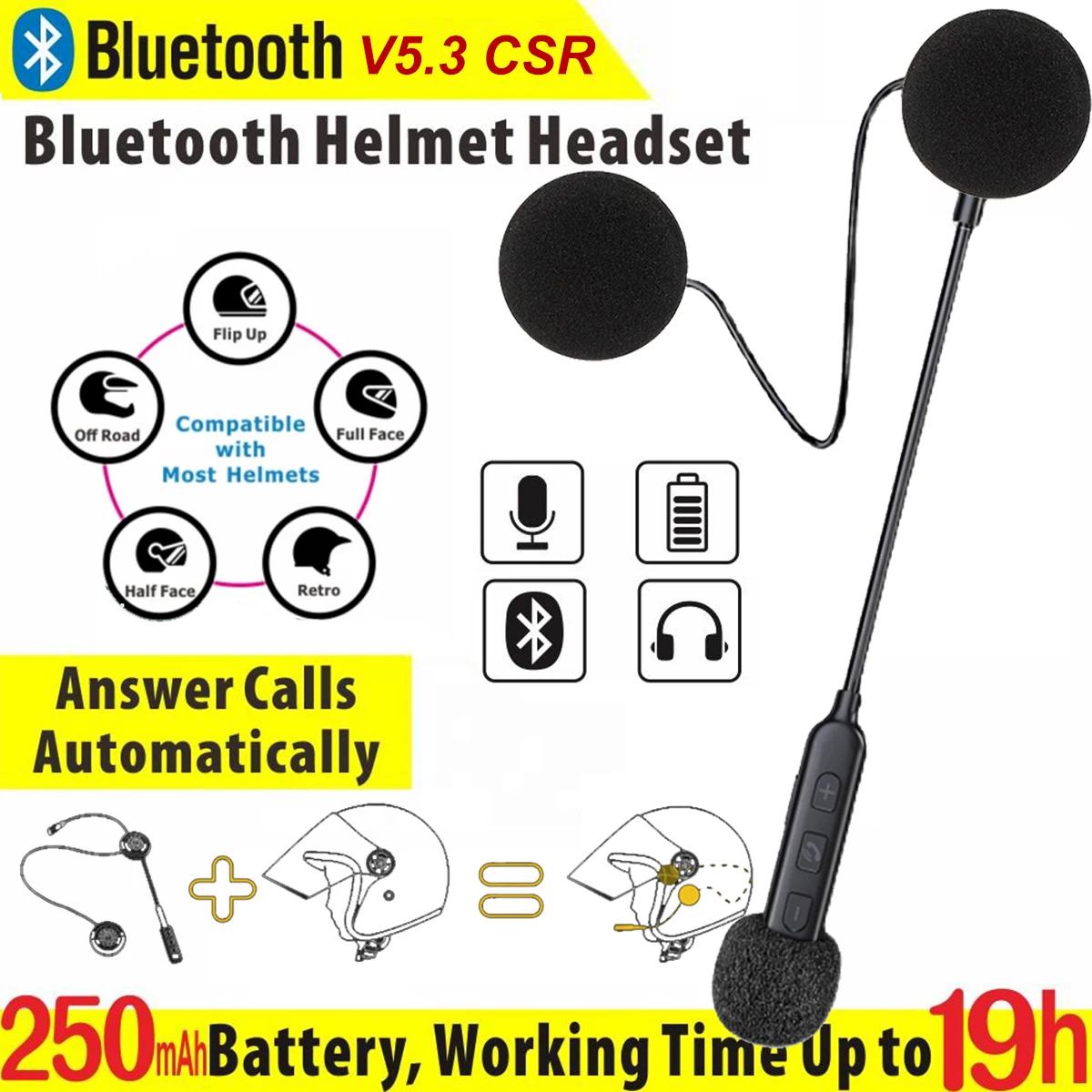 BT30 Bluetooth casque de moto casque BT5.3 casque d'équitation sans fil Anti-interférence moto mains