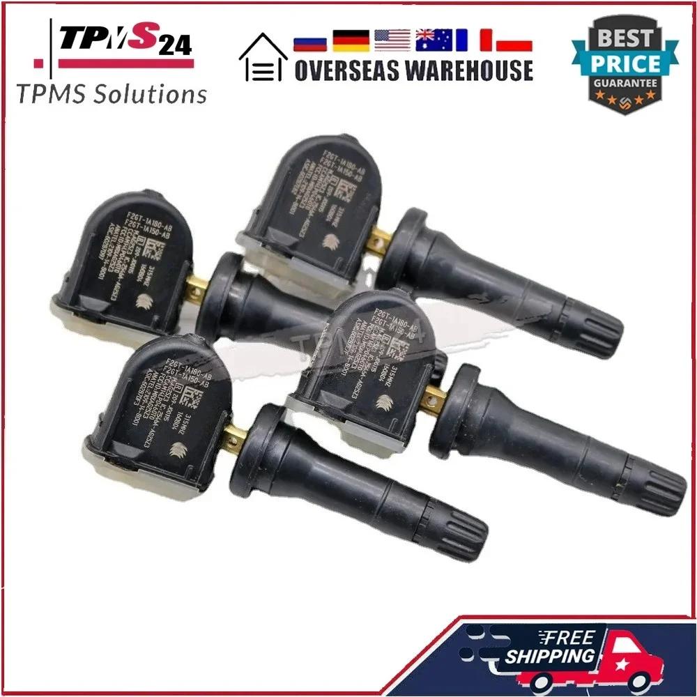 Capteur TPMS de pression des pneus, 4 pièces, F2GT-1A180-AB pour Ford Edge Galaxy F-150 Mustang Expl