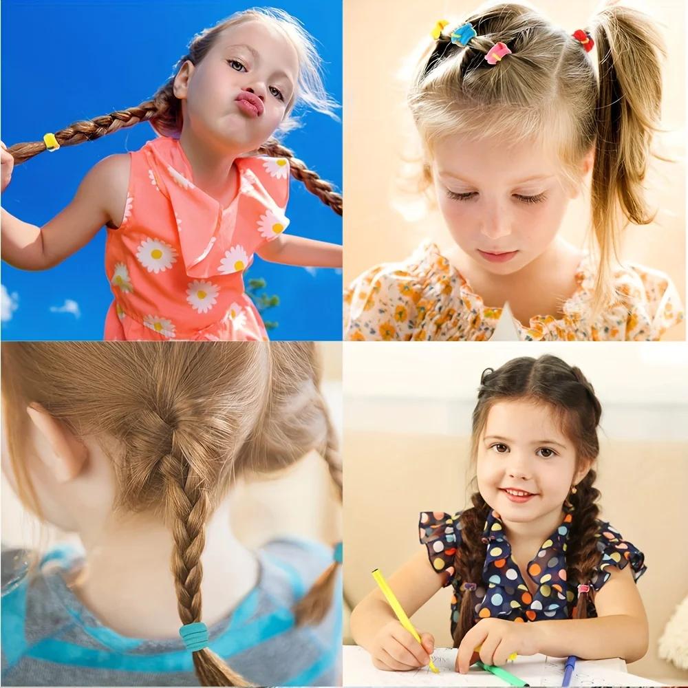 20/50/100 pièces attaches de cheveux élastiques douces bandes de cheveux ensemble d'accessoires de c