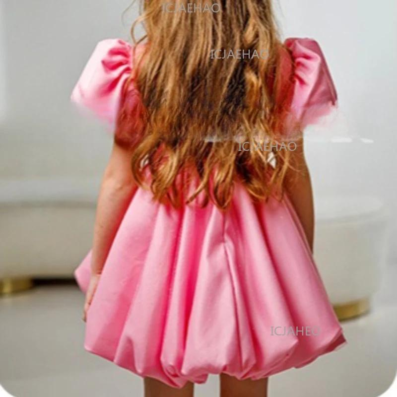 Robe de Princesse pour Enfants 2026, Robe de Cérémonie pour Fille, Robe de Demoiselle d'Honneur, Cos