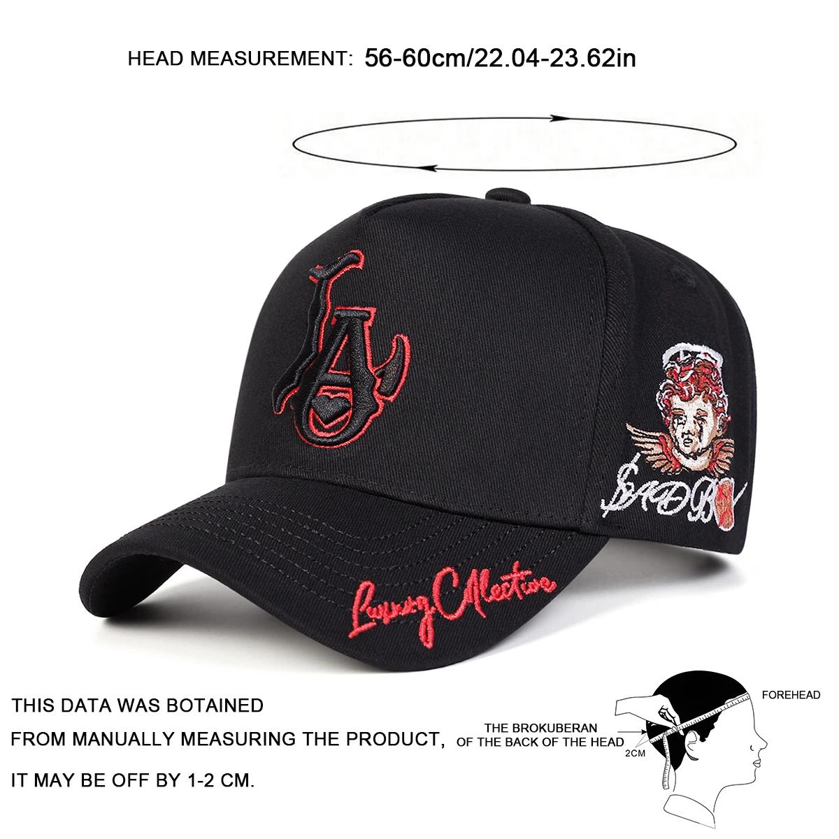Casquette de Baseball unisexe avec broderie LA Love, chapeaux décontractés réglables pour l'extérieu