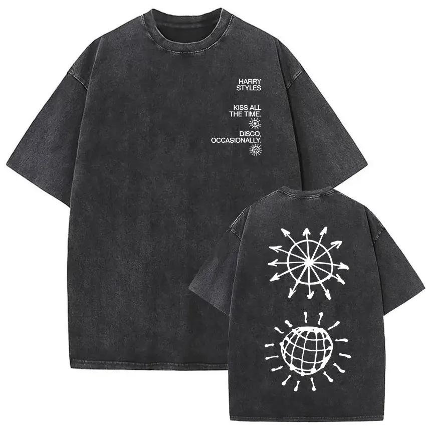 T-shirt vintage délavé Harry Styles « Together » Tour 2026 pour hommes et femmes, mode pop musicale,