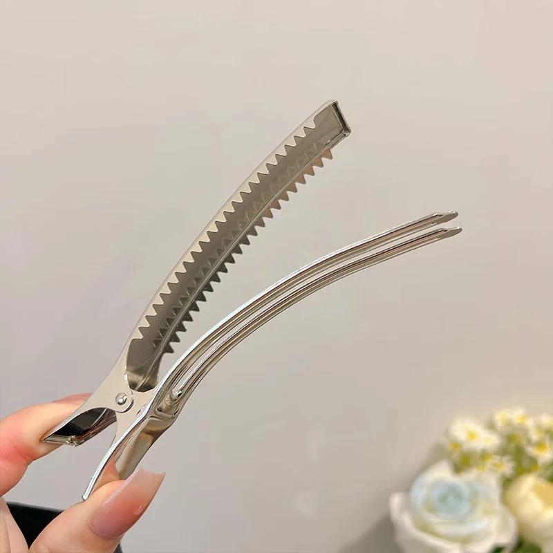 Pinces à cheveux coréennes élégantes pour femmes, barrettes pour filles, griffes en métal, épingle à
