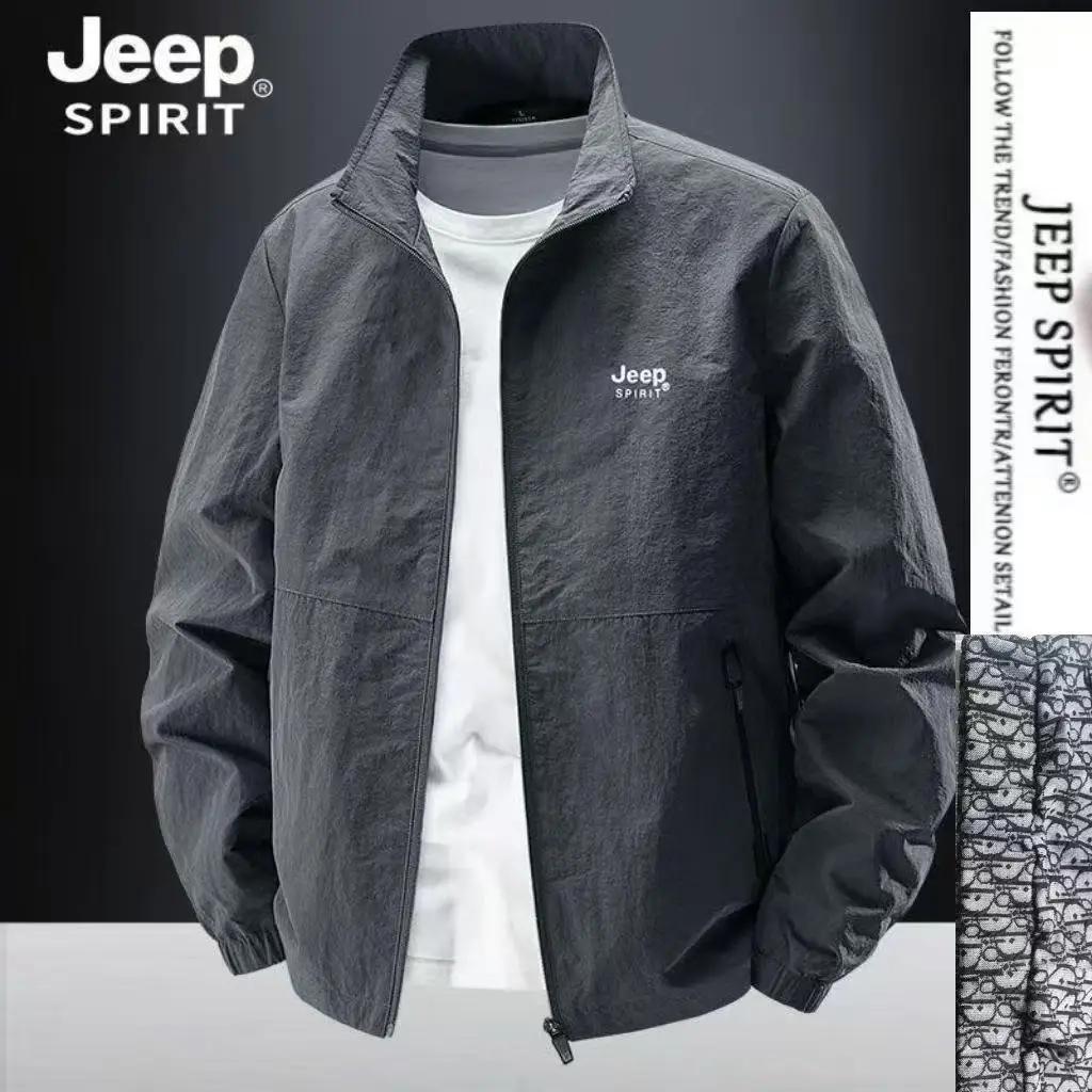 Veste à col montant Jeep Spirit 2026, une tenue de travail décontractée grande taille, idéale pour l