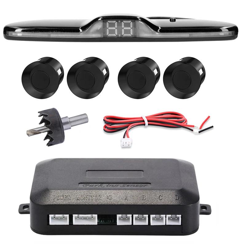 Nouveau système de capteur de stationnement LED rétro-éclairage Kit d'affichage de moniteur Parktron