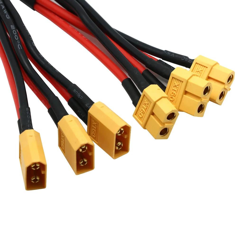 Connecteur de batterie parallèle XT60, câble mâle/femelle, double Extension, séparateur en Y/fil en 