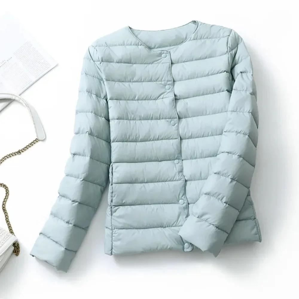 Doudoune femme Plus manteaux doudoune de canard léger femme tissu mat manteau léger chaud femme coup