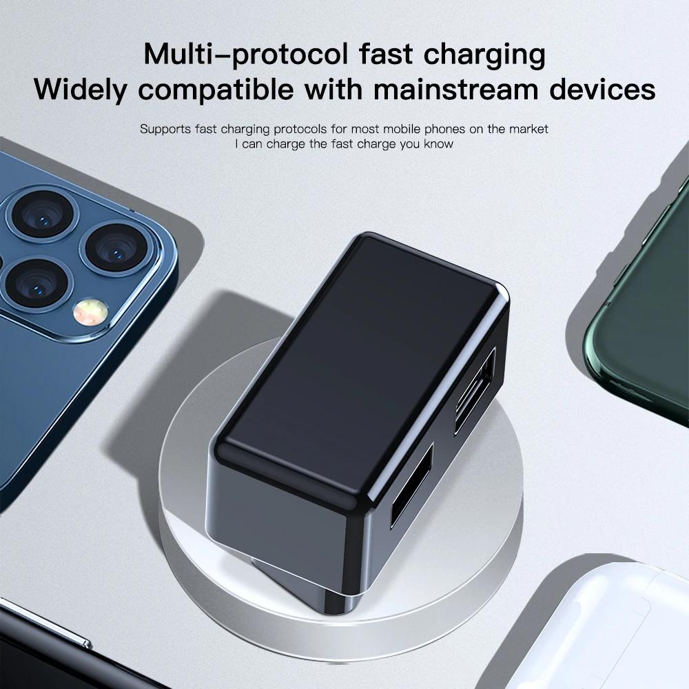 YZ Pour Tesla Model X S 3 Y Highland Juniper OBD Chargeur rapide USB et type C Double Port 48W Kit d