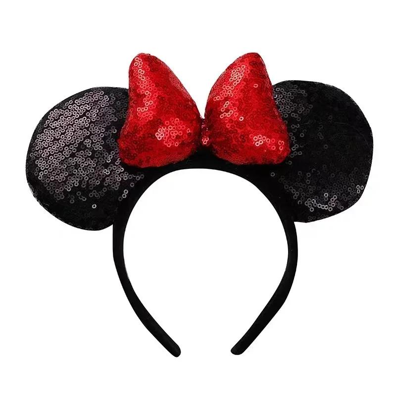Bandeau d'oreille Disney Mickey Mouse, bandeau pour parc d'attractions, écailles de poisson, maille 