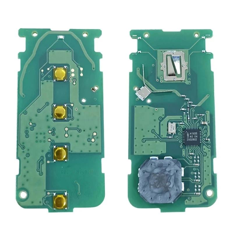 Clé télécommande intelligente de remplacement KEYECU, 3 boutons, 434MHz, transpondeur ID47, pour Mit