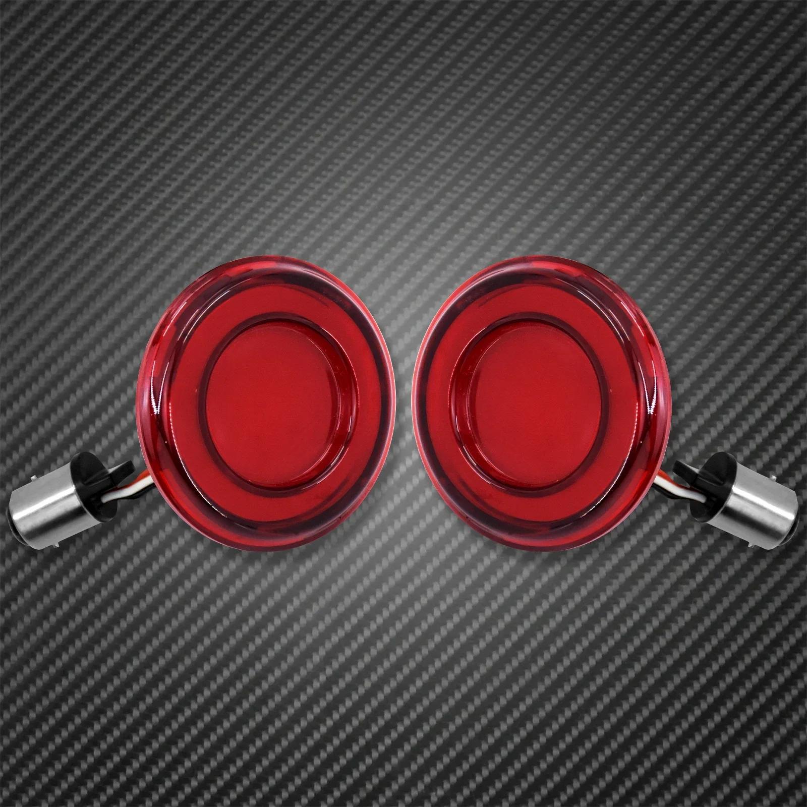 Conversions de clignotants de moto panneau lumineux LED 1156 1157 Style balle pour Harley Sportster 