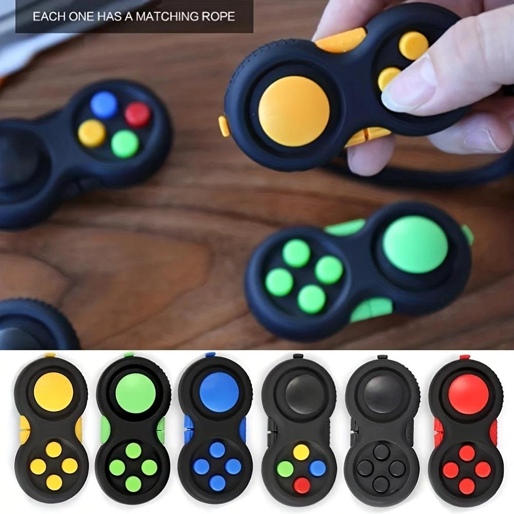 Fidget Pad avec 8 fonctions Fidget, réducteur de stress pour contrôleur Fidget, Cube jouet Fidget so