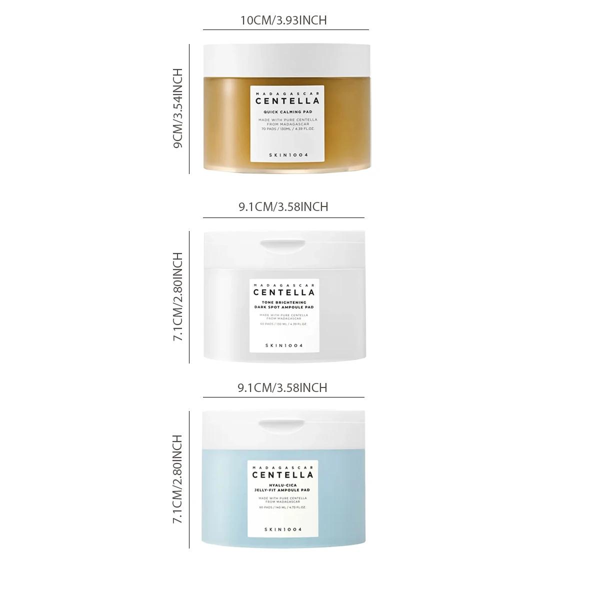 SKIN1004 MADAGASCAR CENTELLA PAD, Essence infusée ​   Texture de coussin, pour un éclat radieux, mai