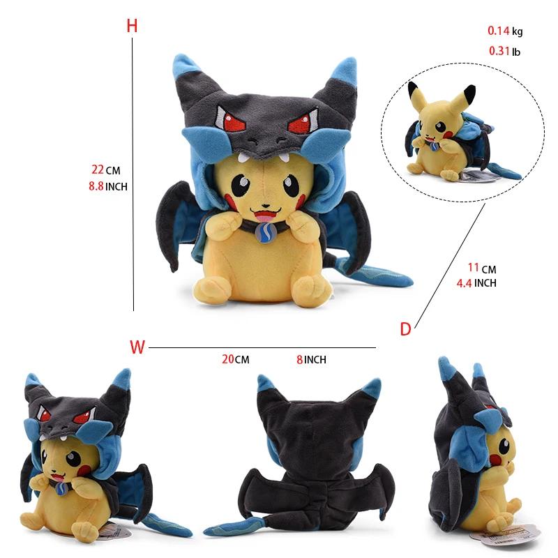 Jouets en peluche Cosplay Pikachu, Eevee, Lucario, Animal en peluche, beurre, cadeau de collection, 