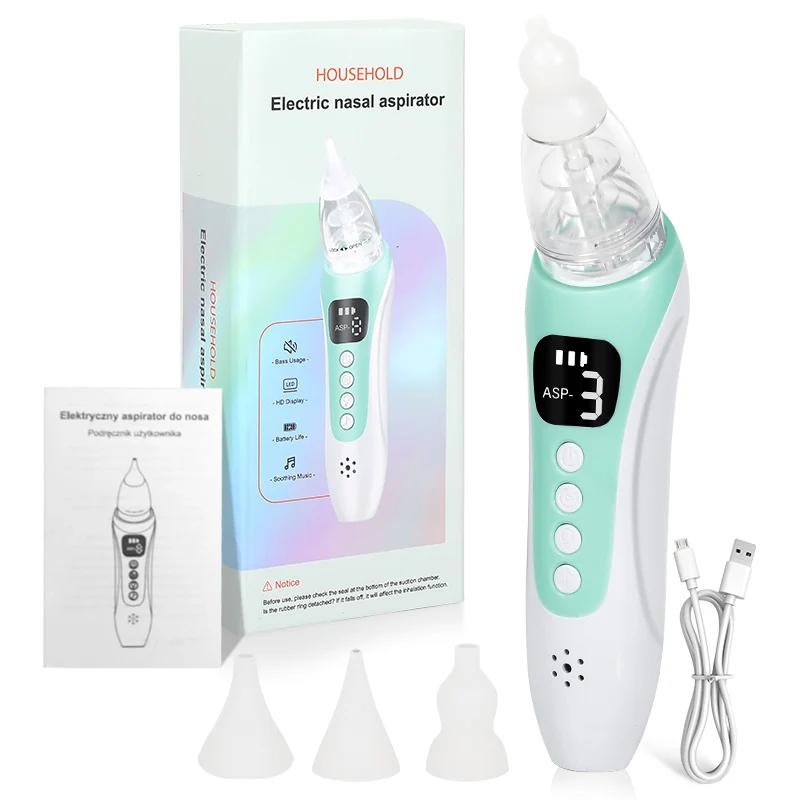 Aspirateur nasal électrique rechargeable pour bébé 2026 - Prévention congestion nouveau-né - Suction nasale