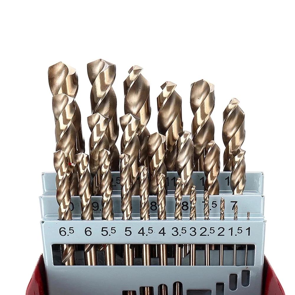 HSS-Co M35 forets hélicoïdaux à tige droite en Cobalt de haute qualité, accessoires d'outils électri