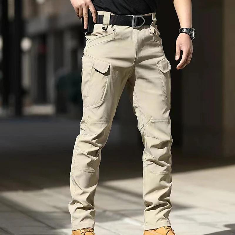 Pantalon cargo militaire tactique décontracté pour hommes, Softshell élastique, printemps-automne, r
