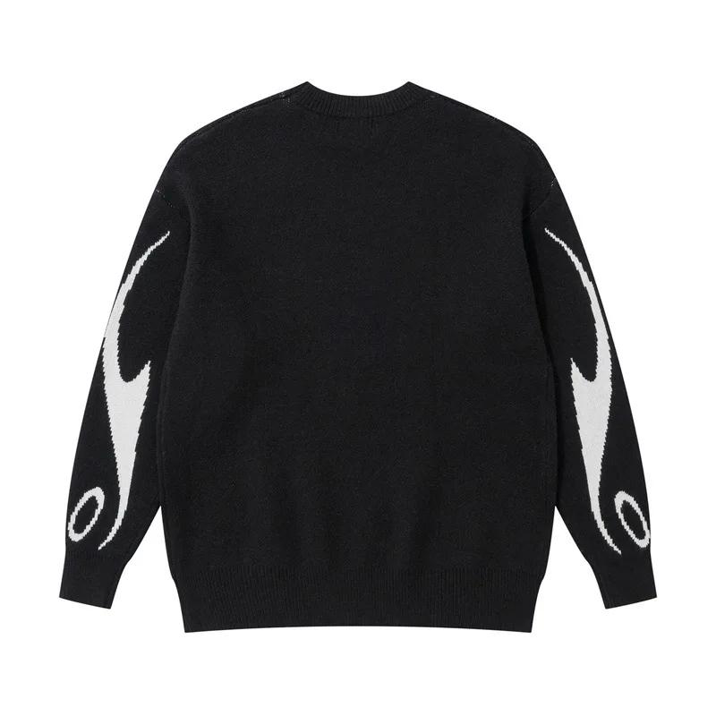 Pull rétro à manches longues pour femme, pull à la mode, motif étoile, Y2K, décontracté, Harajuku, t