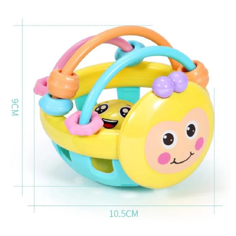 Jouets de dentition doux pour bébé, anneau de dentition sensoriel éducatif précoce pour nouveau-né, 