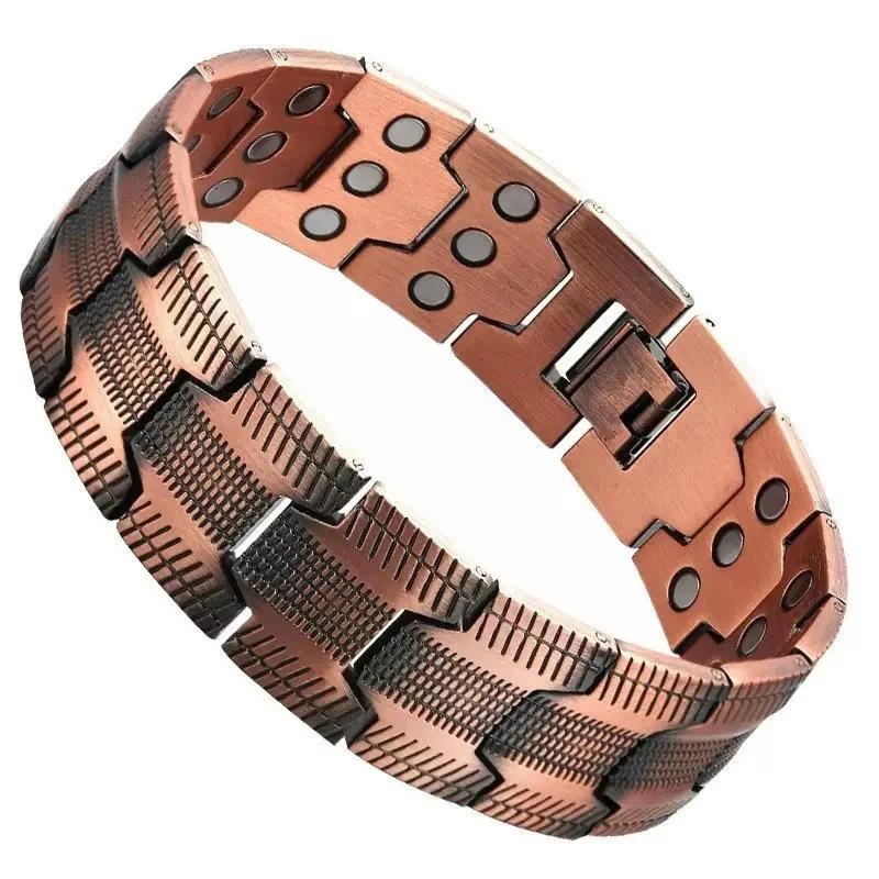 Bracelets populaires pour hommes, femmes et couples ; bracelets magnétiques énergétiques à large ban