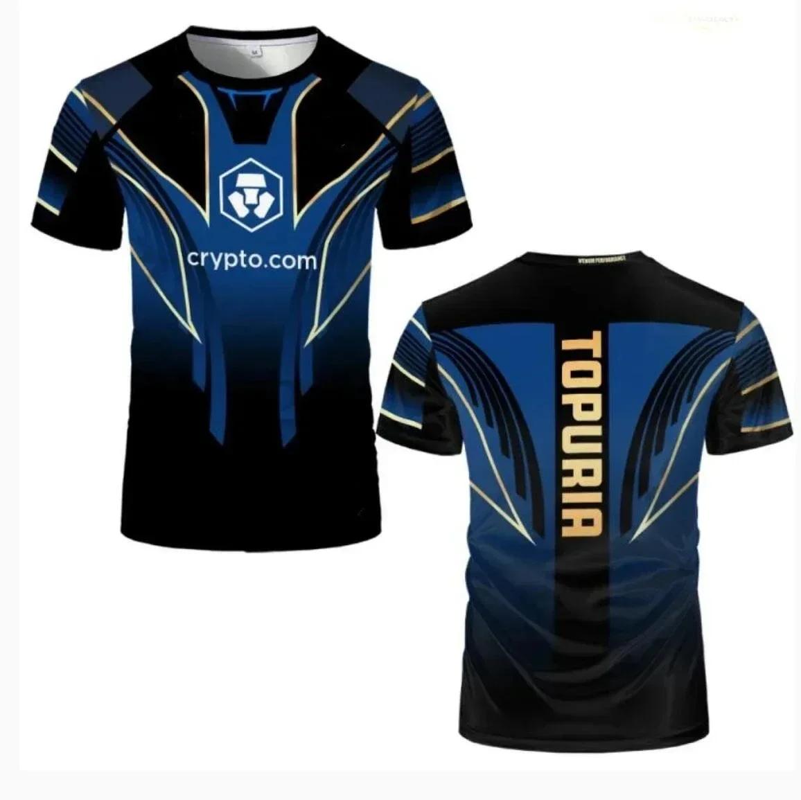 T-Shirt de Sport à séchage rapide et respirant pour hommes et femmes, impression 3D, Fitness en plei