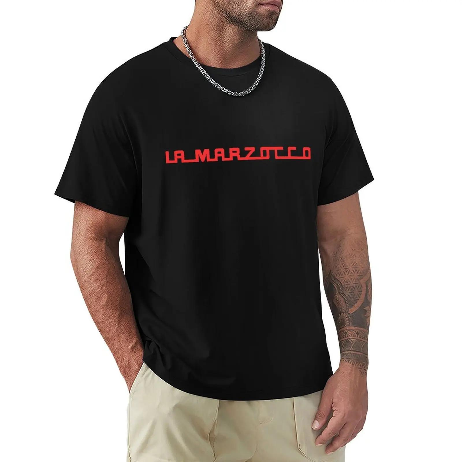 T-shirt de machine à café de marque LA MARZOCCO pour hommes, t-shirt anime, vêtements vintage à séch