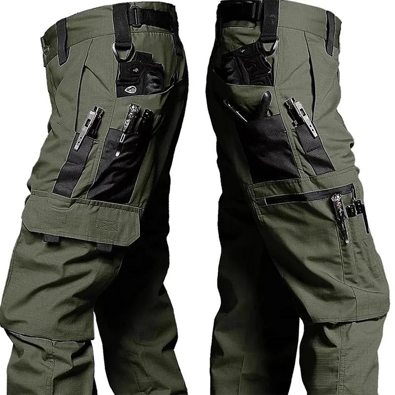 Nouveau pantalon de travail tactique hommes décontracté extérieur imperméable Cargo pantalon 2/1 piè