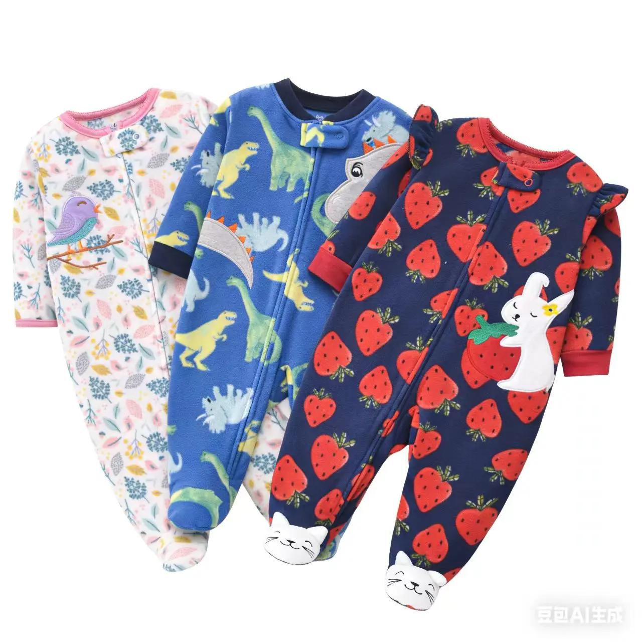 Vêtements pour bébé, combinaisons chaudes printemps-automne, pyjamas pour bébé garçon et fille, tenu